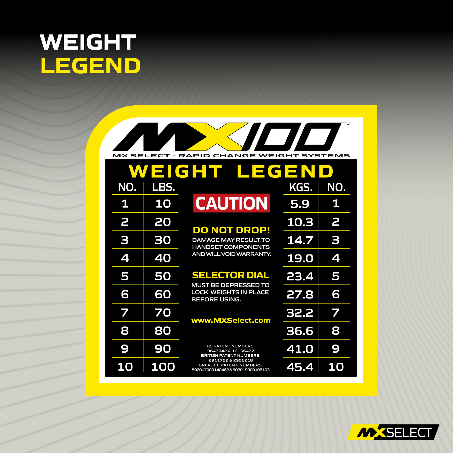 MX100 Rapid Change Dumbbell + MX125 Rapid Change Barbell System with Stand Set