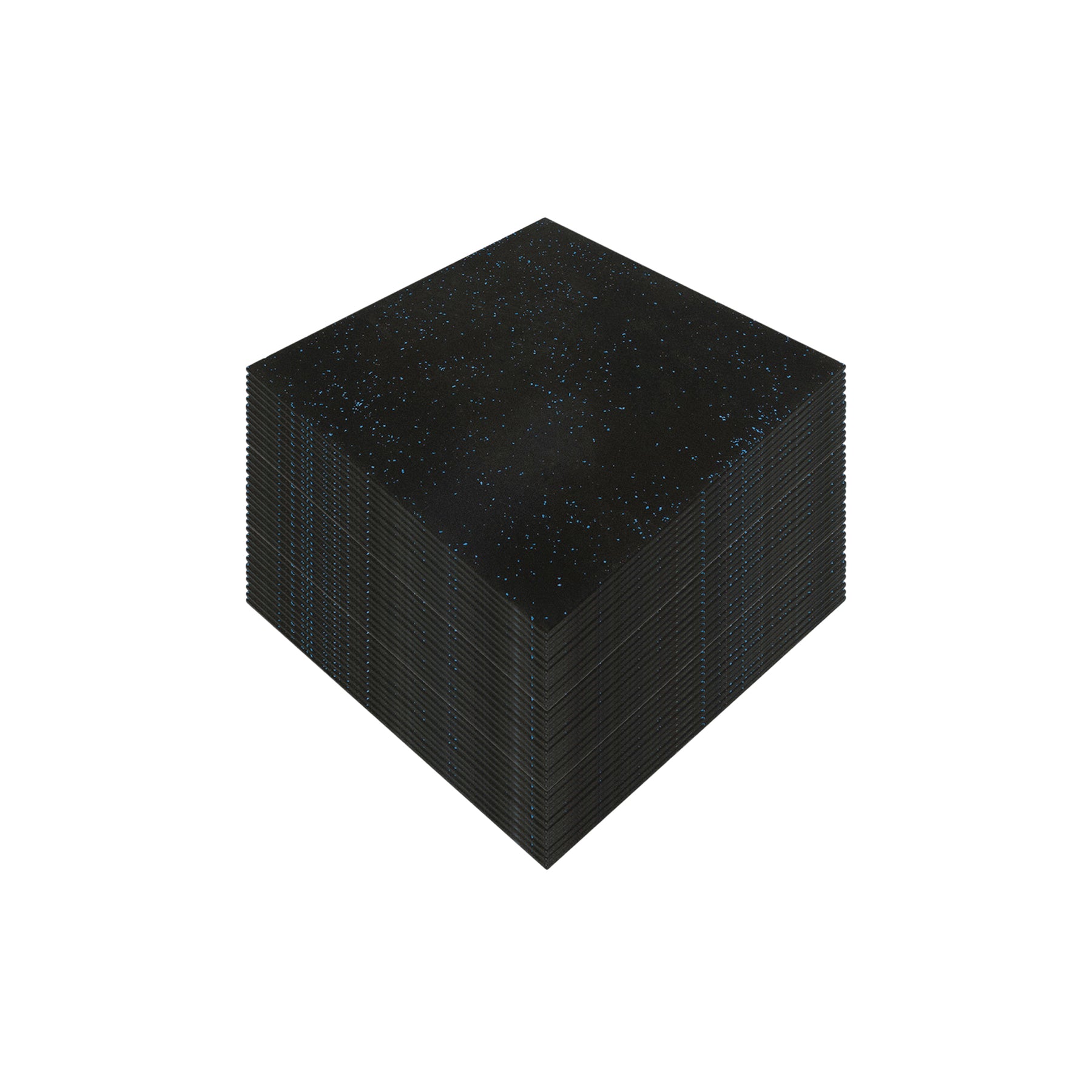 Blue Fleck Rubber Gym Flooring 50 Pack