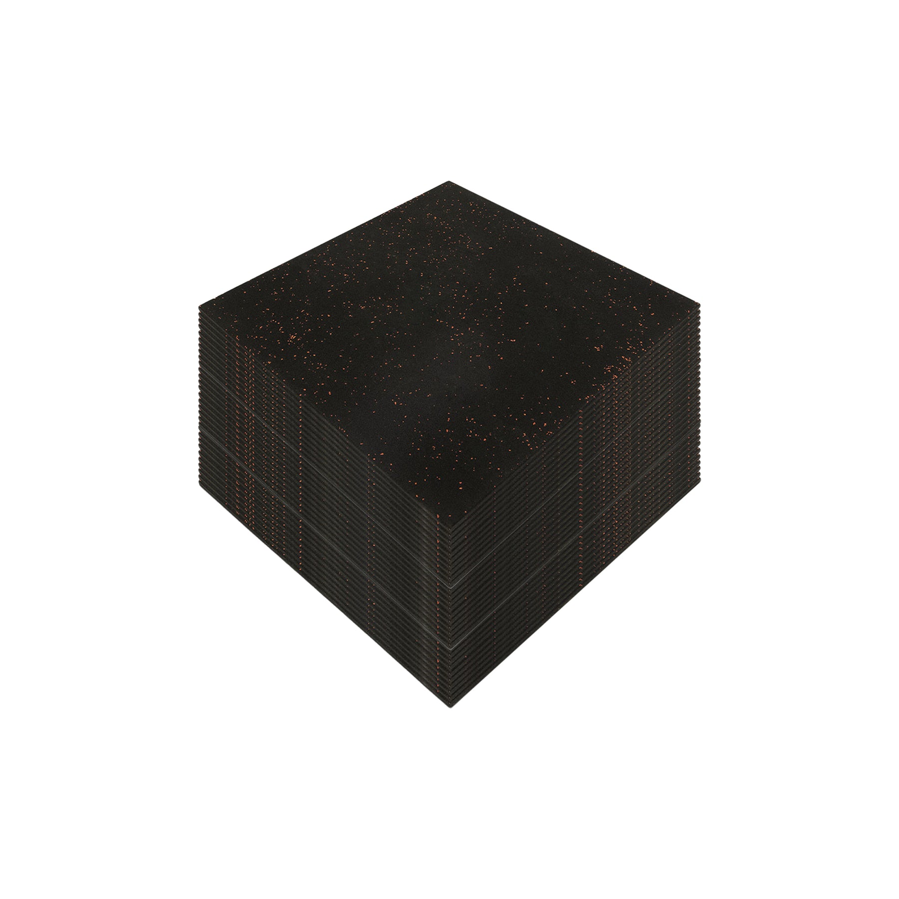 Red Fleck Rubber Gym Flooring 50 Pack