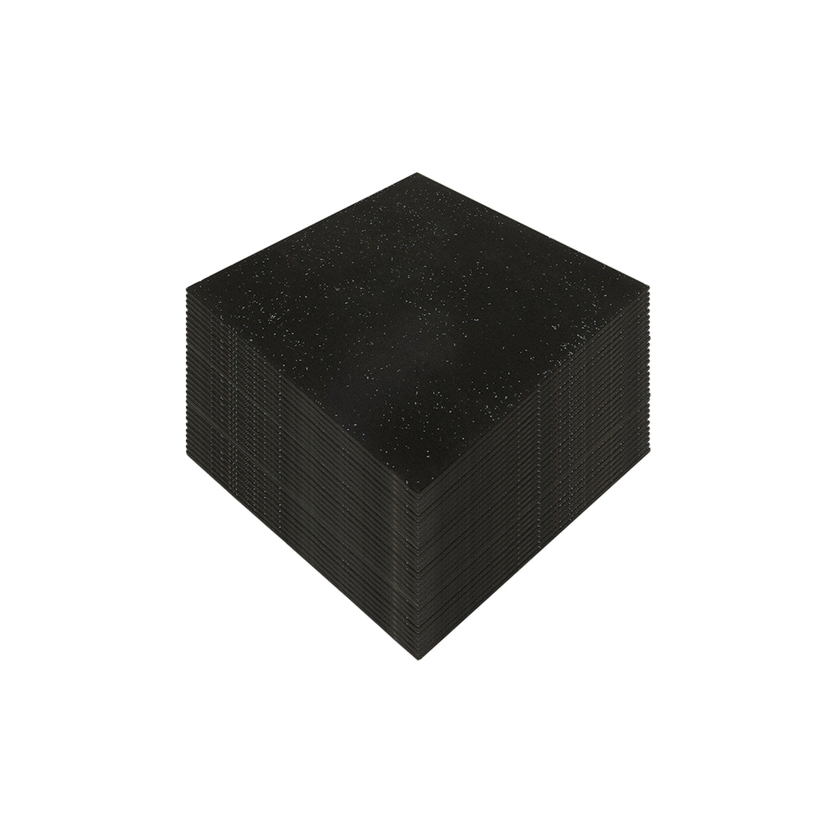 White Fleck Rubber Gym Flooring 50 Pack