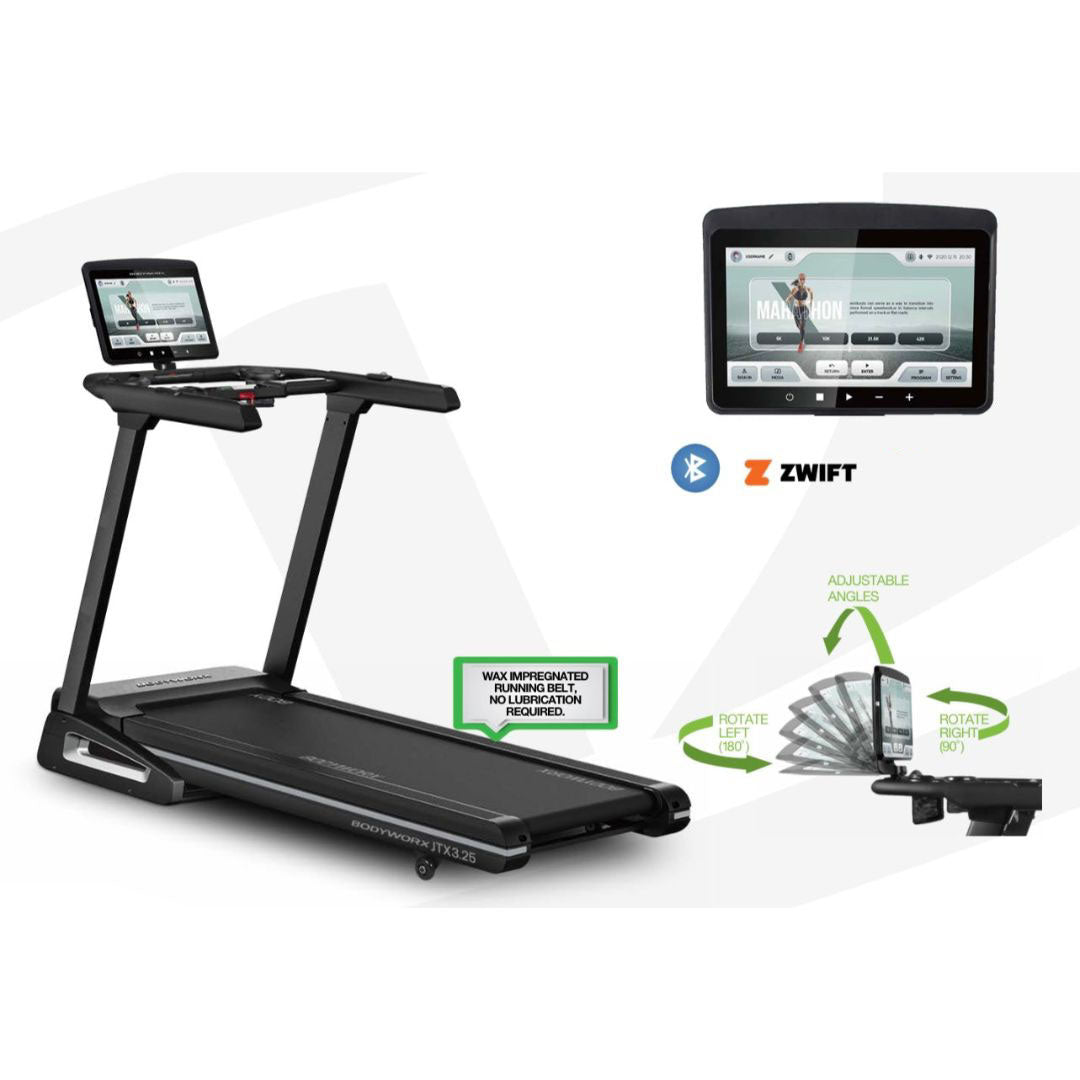 BodyWorx JTX3.25 Treadmill with 15.6" Touchscreen Display - Holden Hill Floor Stock
