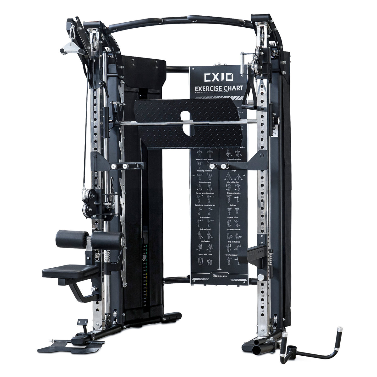Reeplex CX10 Multi Functional Trainer + Gym Attachments