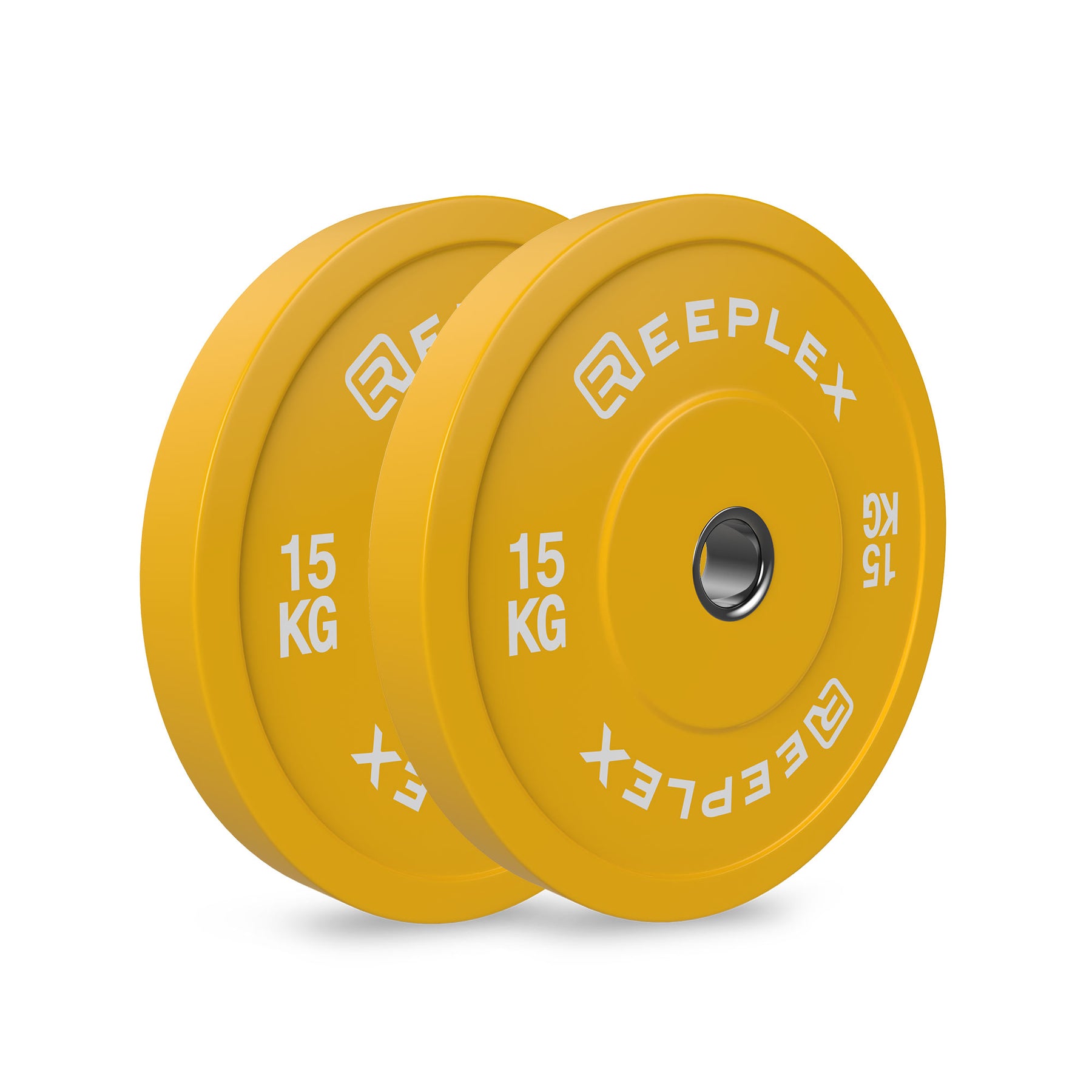 Reeplex 15kg Bumper Coloured Plates V2 Pair