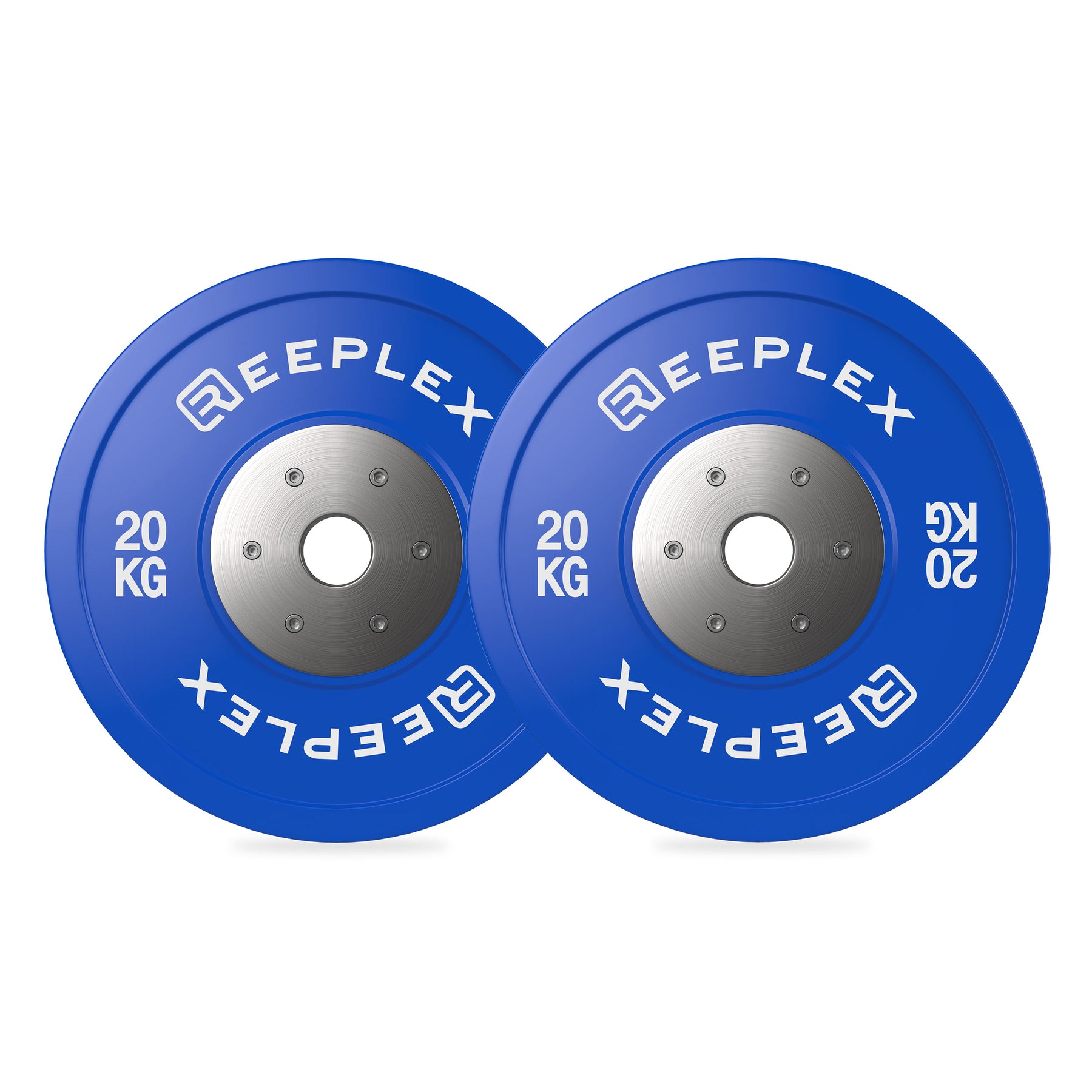 140kg Reeplex Pro Comp Coloured Bumper Weight Plate Set