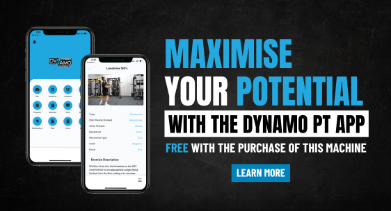 Get the Dynamo PT App with this machine 