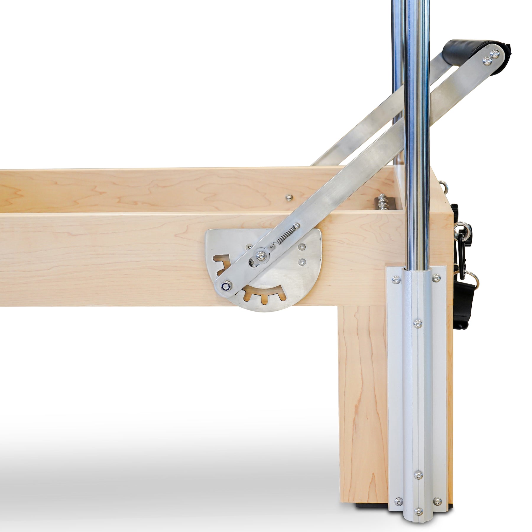 Reeplex Pilates Reformer Maple Wood with Full Trapeze Frame Flow Series- Floor Stock Osborne Park