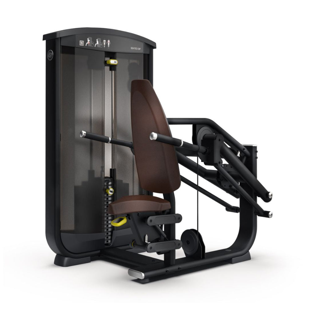 Intenza Selectorized Seated Dip Machine Ease Line