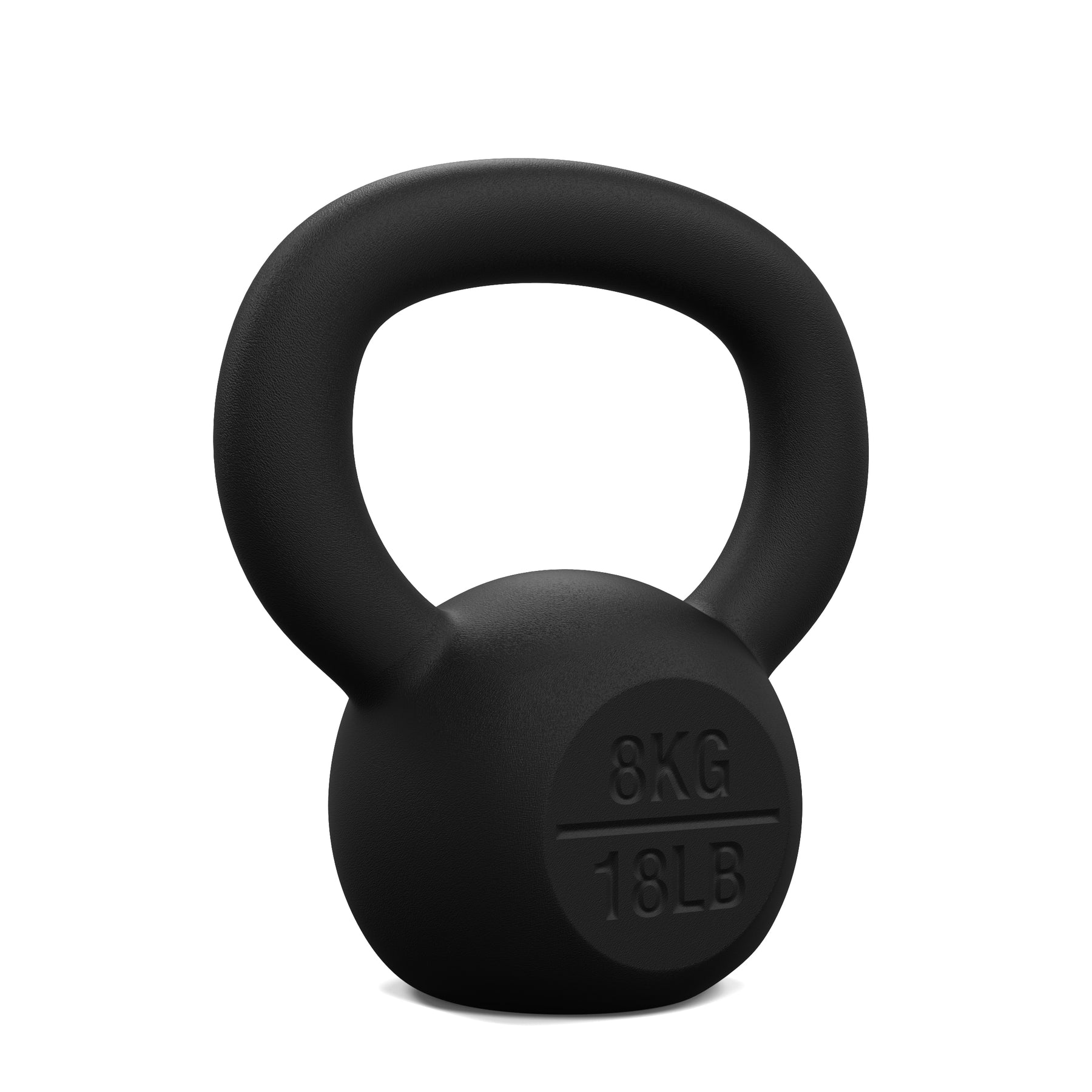 8kg Cast Iron Kettle Bell V3