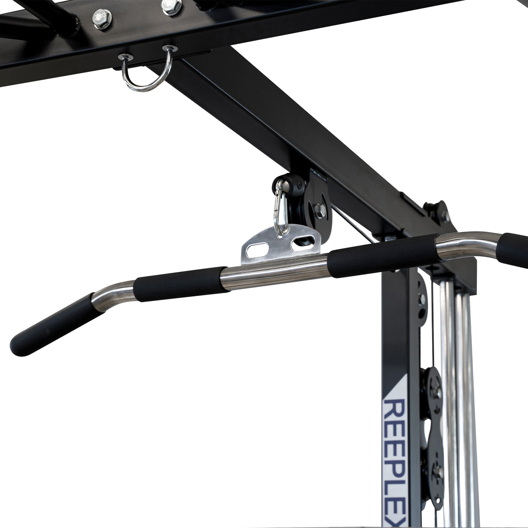 Reeplex RM90 Squat Rack with Smith Machine and Lat Pulldown + Seated Row