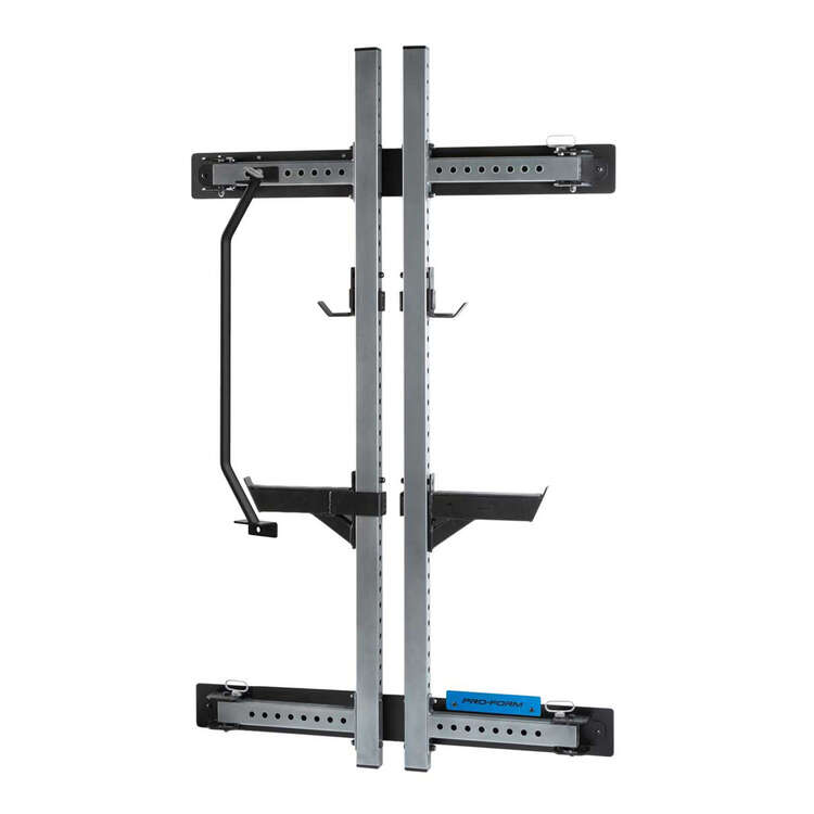 foldable squat rack wall mounted