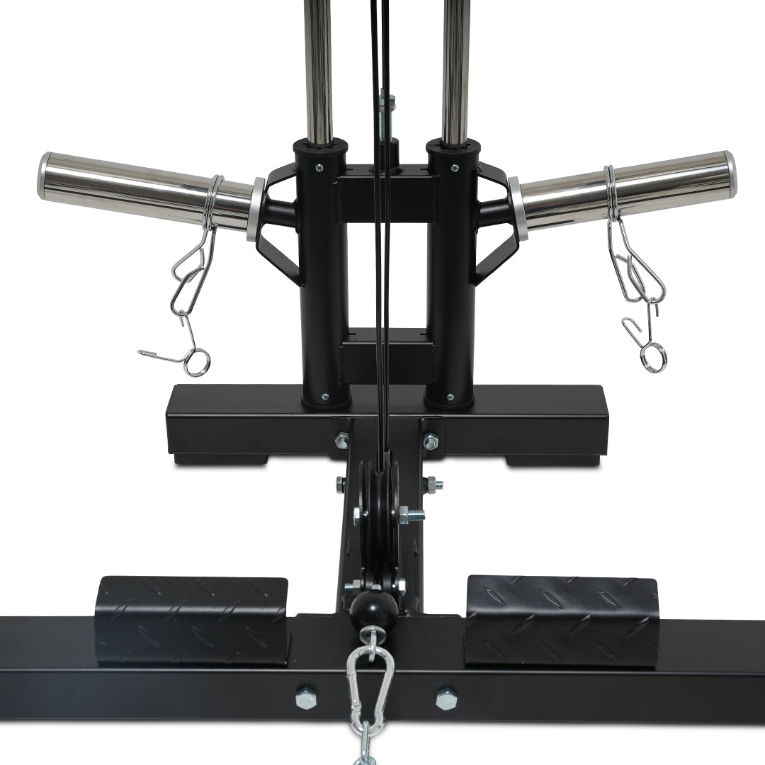 Reeplex RPR8 Squat Rack with Lat Pulldown and Cable Attachments