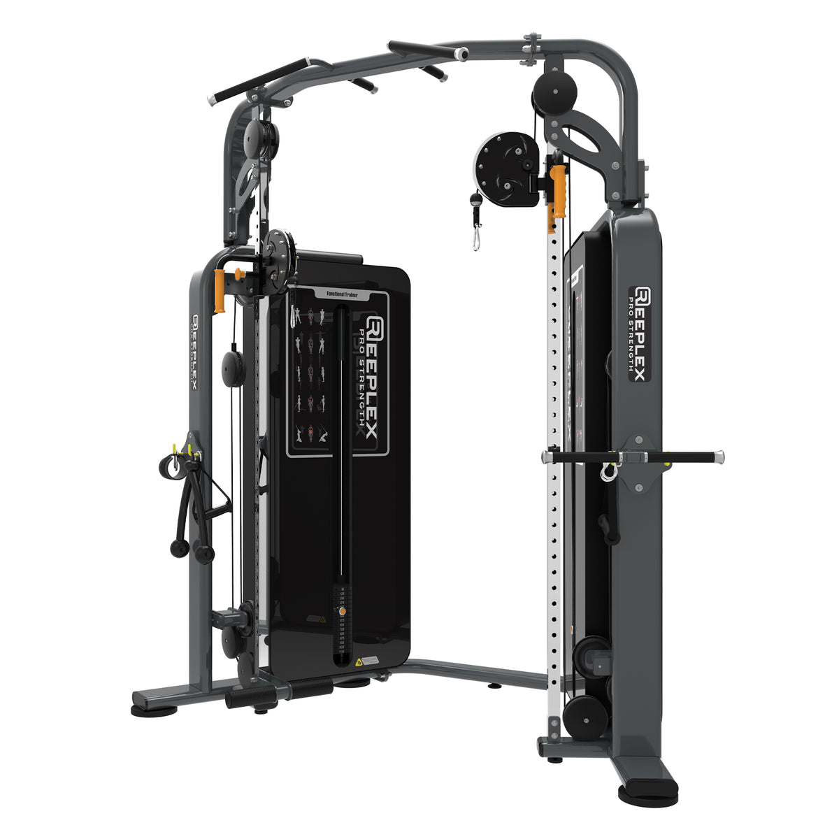 Reeplex Commercial Functional Trainer with 2 x 100kg weight stacks