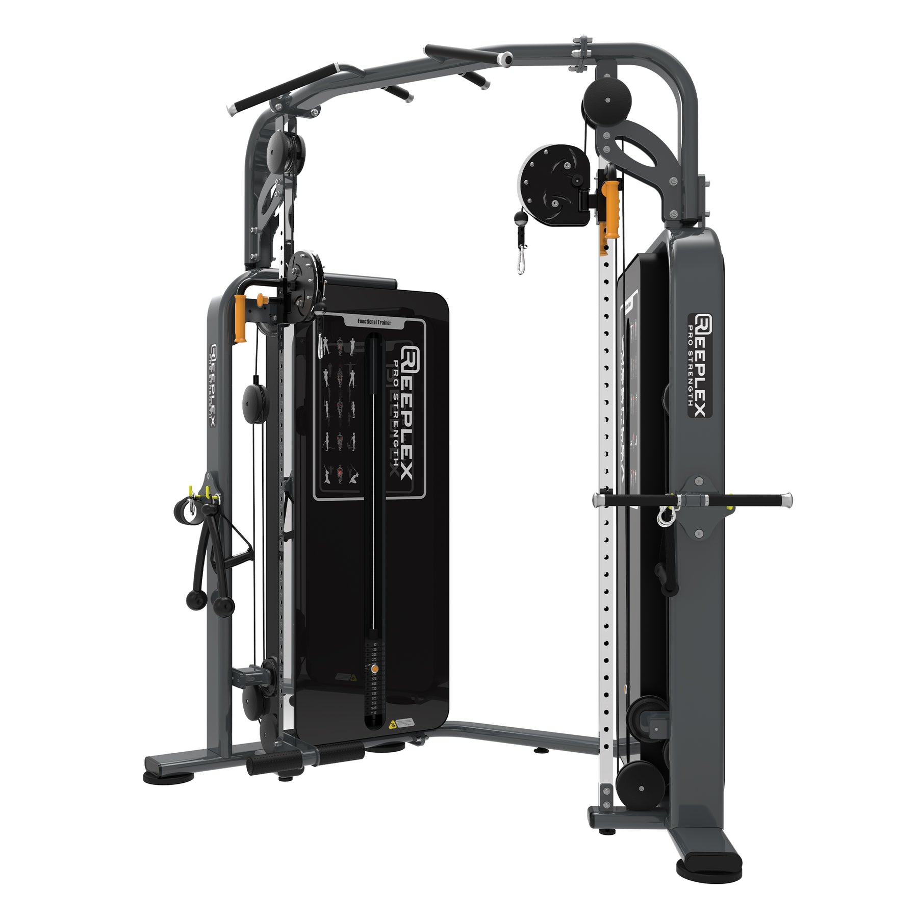 Reeplex Commercial Functional Trainer with 2 x 100kg weight stacks