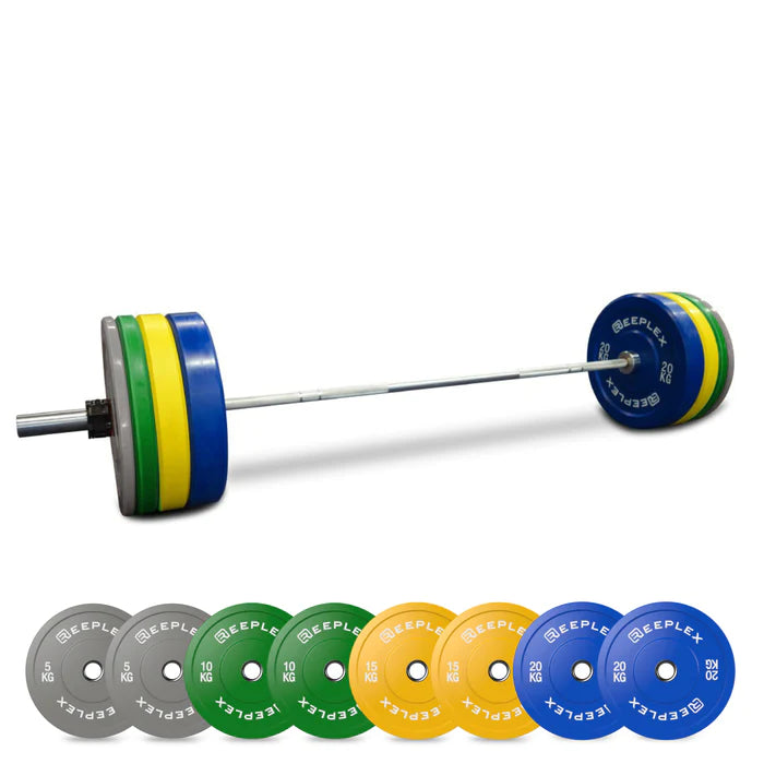 Reeplex RM90 Smith Machine + Squat Rack + Lat Pulldown + Bench + 100kg Bumper Weights