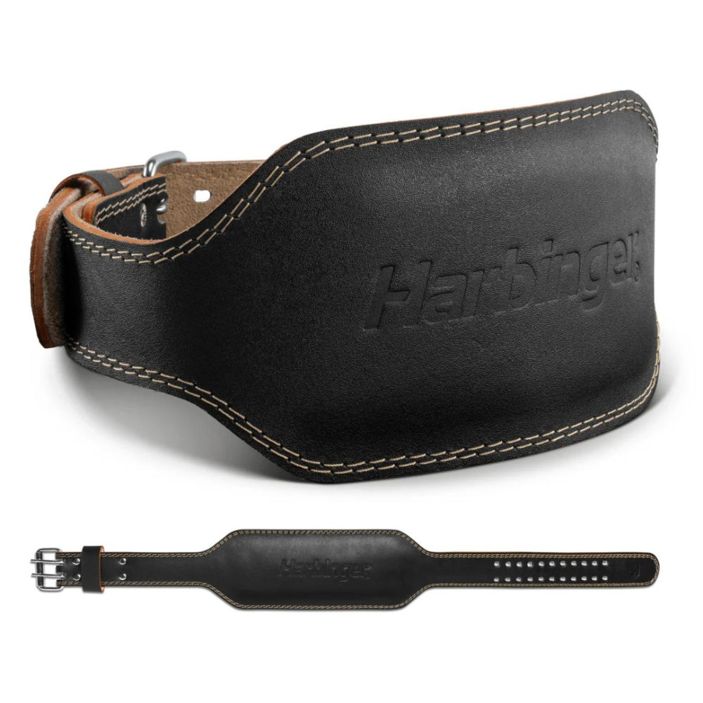Weightlifting Belt 6" Leather Harbinger 2.0