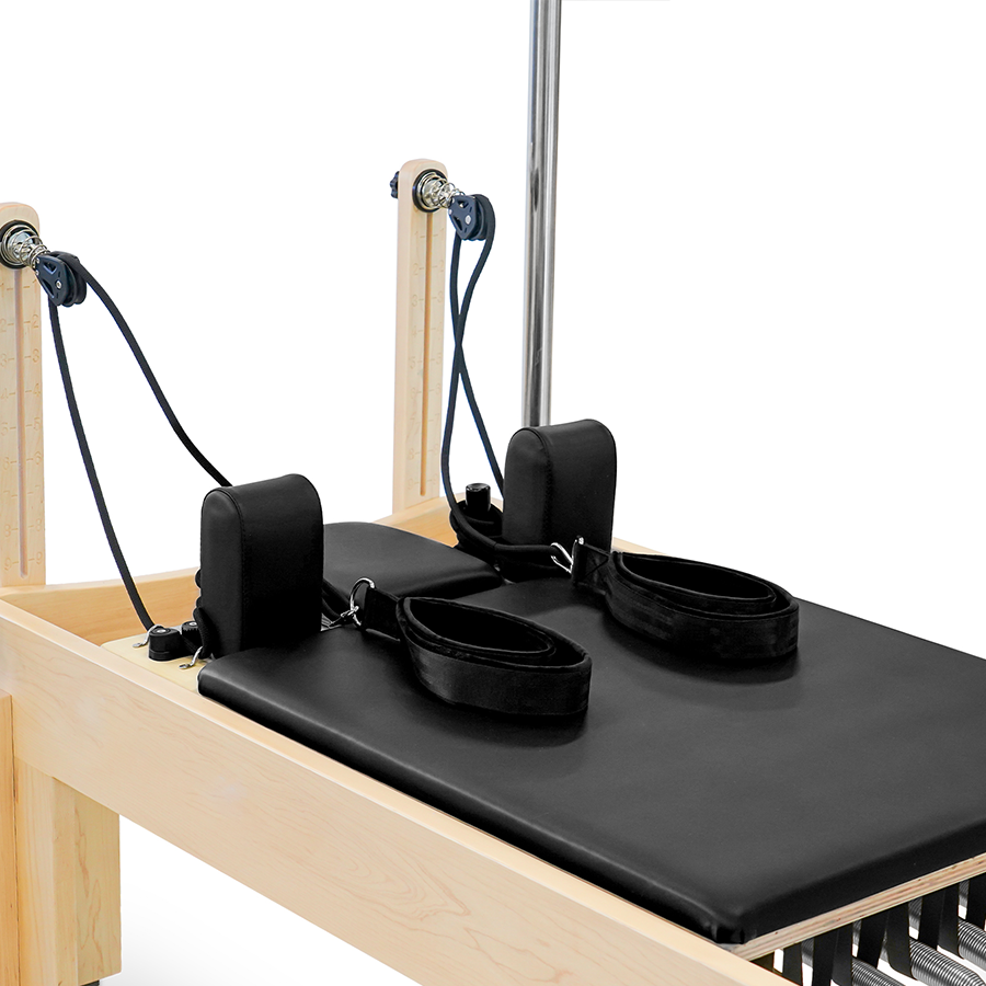 Reeplex Pilates Reformer Maple Wood with Full Trapeze Frame Flow Series- Floor Stock Osborne Park