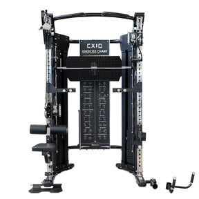 Reeplex CX10 Multi Station Gym + Adjustable Bench + Leg Press Package