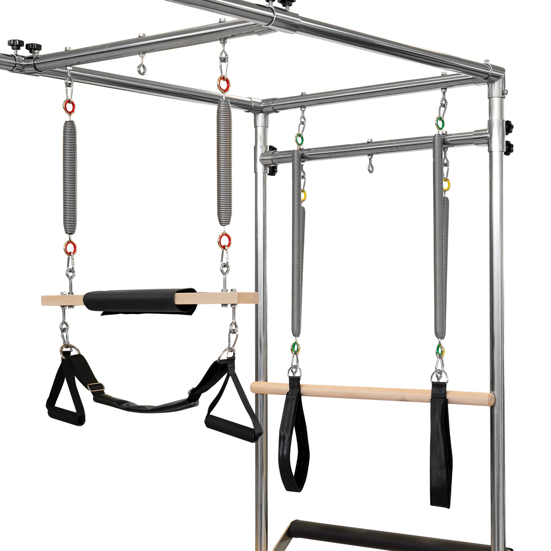 Reeplex Pilates Reformer Pro Maple Wood with Full Trapeze Frame