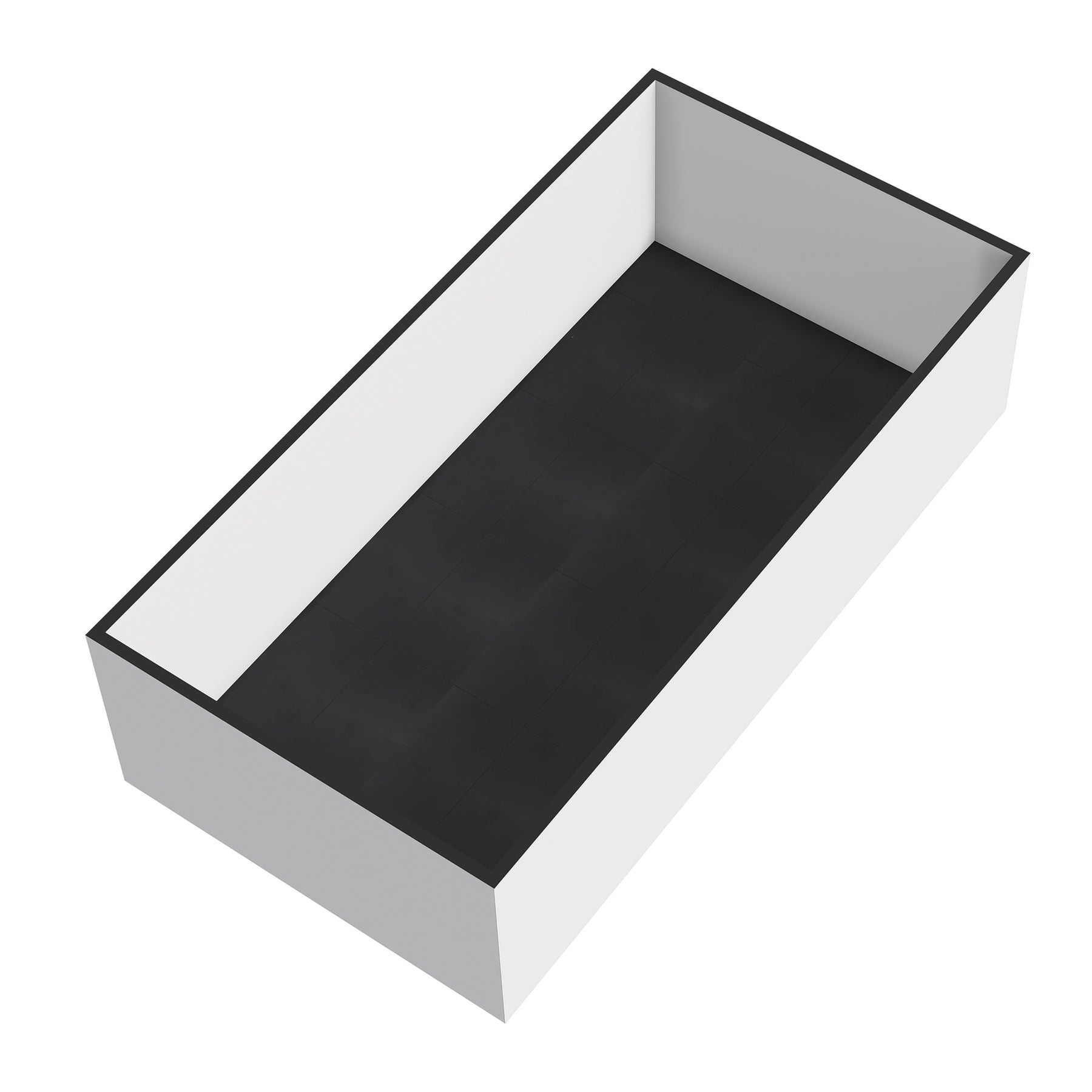 Rubber Gym Flooring 50 Pack Black