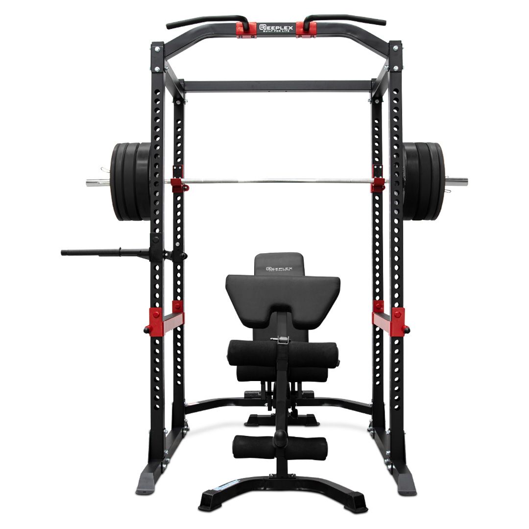 power rack bench 120kg barbell bumper weight set -2