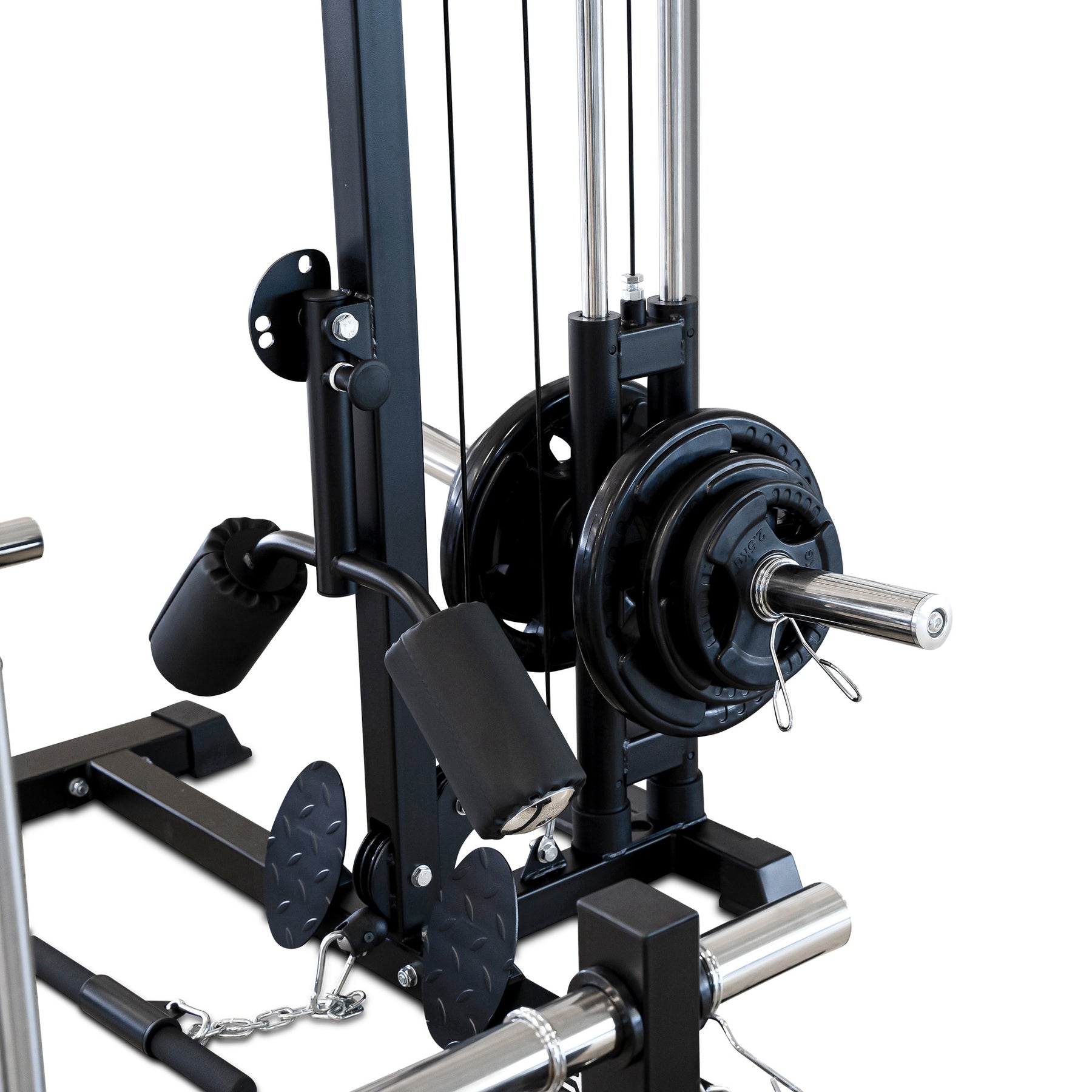 plate loaded pulley system