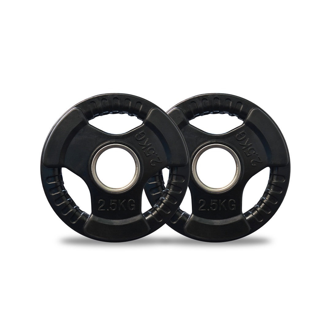 2.5kg Olympic Rubber Weight Plates Pair