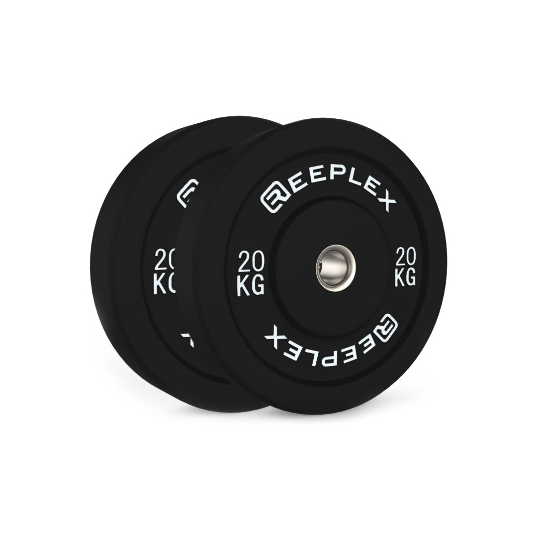 120kg Pro Olympic Barbell & Bumper Weight Set with Clips