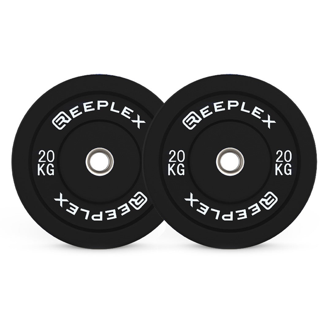 170kg Pro Olympic Barbell & Bumper Set with Clips 