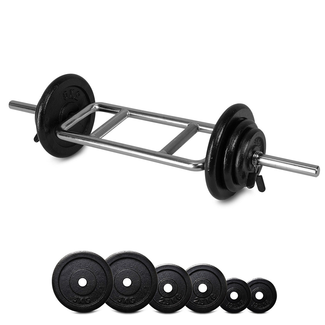 35kg Standard Hammer Curl / Triceps Barbell Set 