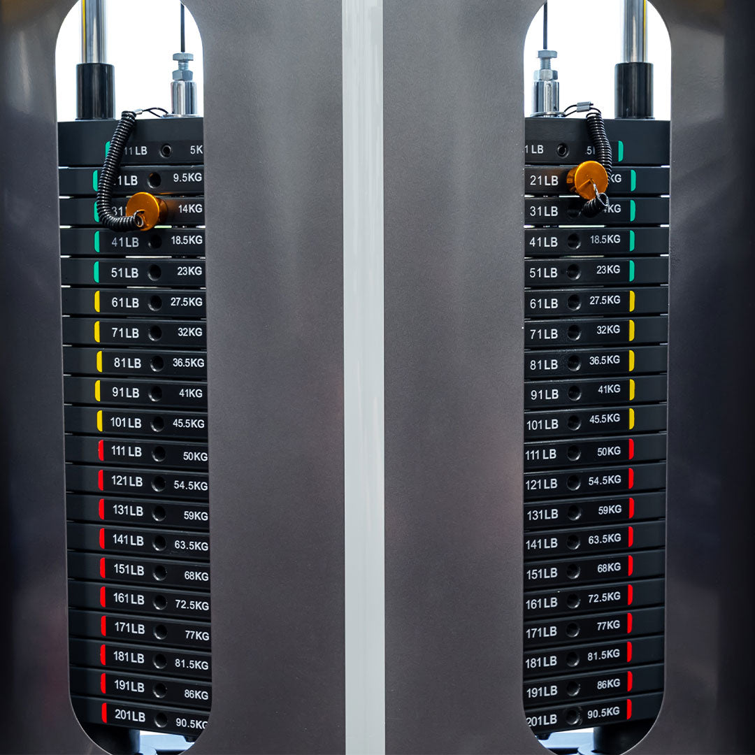 Reeplex CBT-PN Multi Station Gym + FID Bench + 100kg Olympic Weights + Olympic Barbell + Jammer Arms + Leg press