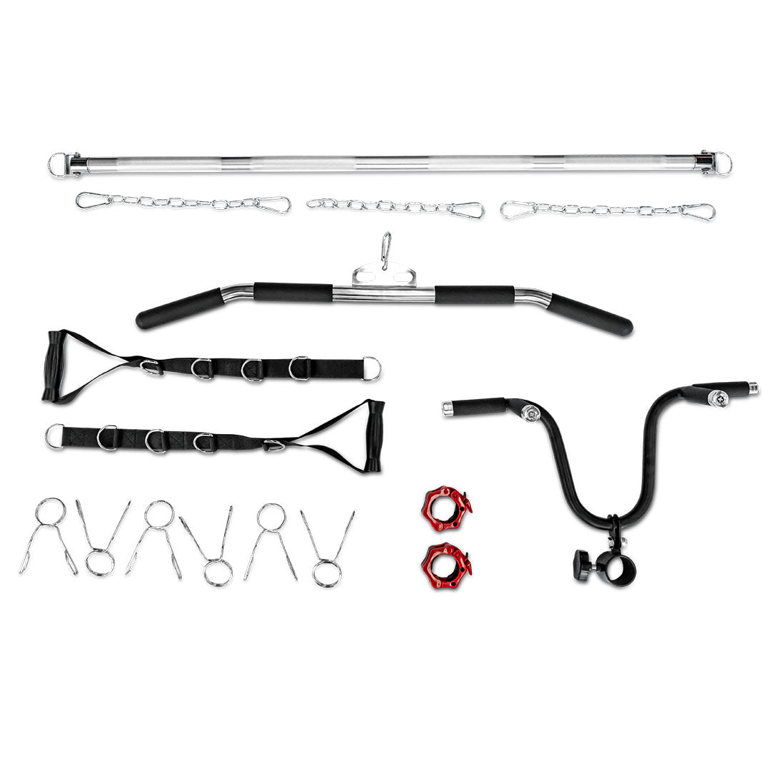 Reeplex CBT-PN Multi Station Gym + FID Bench + 100kg Olympic Weights + Olympic Barbell + Jammer Arms + Leg press