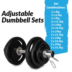 Adjustable Olympic Dumbbell Set