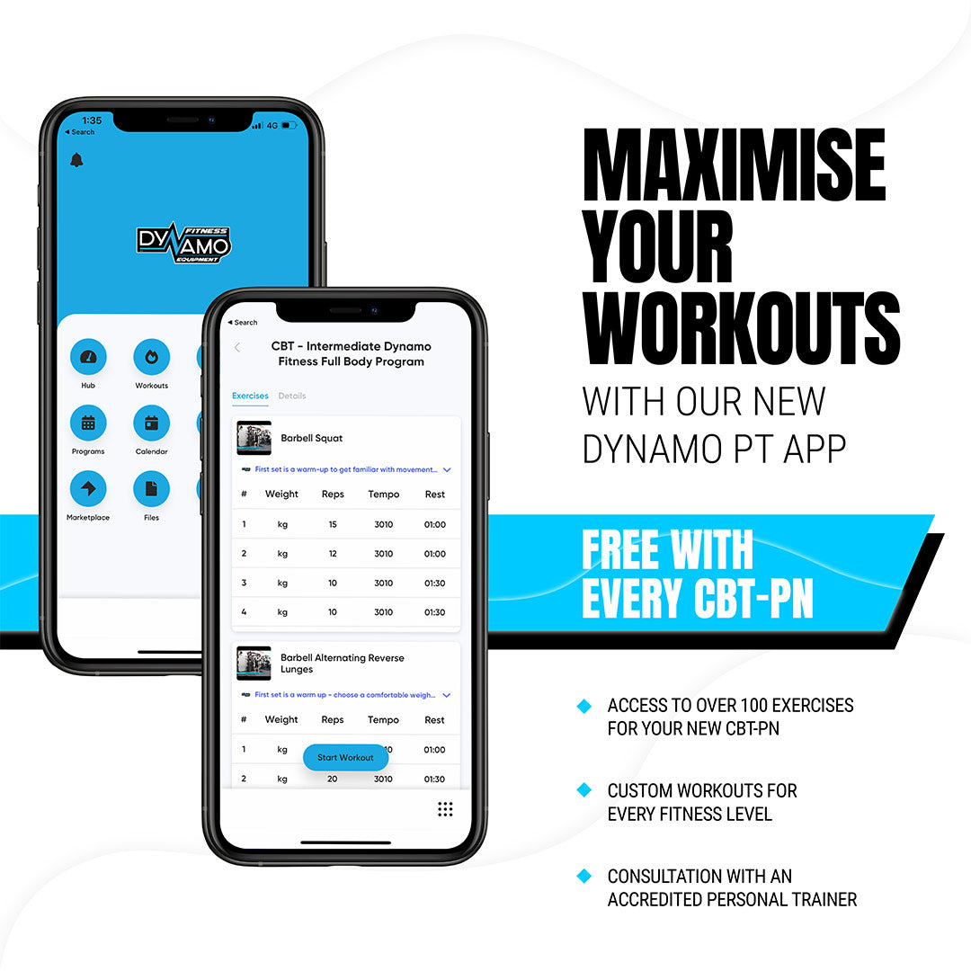 Reeplex CBT-PN + FID Bench + 100kg Olympic Weights + Leg Press Attachment + 7ft Barbell