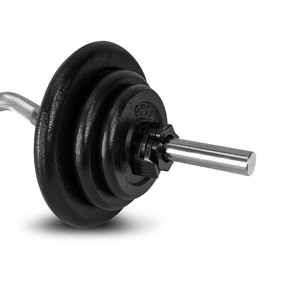 5kg-30kg Standard Ez Curl Barbell Bundle