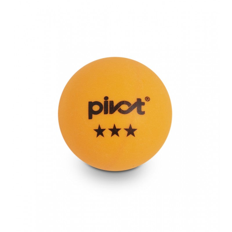 pivot orange table tennis ball 3 star rated