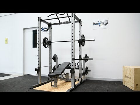 Power Rack + 120kg Olympic Weight Set