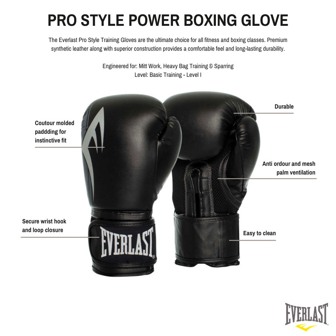 Everlast Pro Style Power Boxing Glove 10OZ