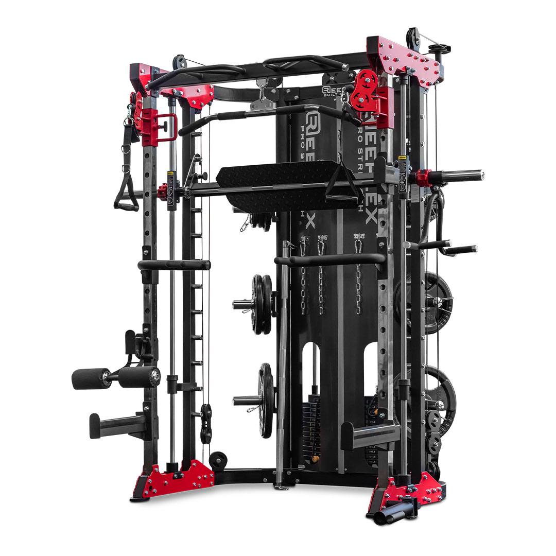 Reeplex CBT-PN + FID Bench + 100kg Olympic Weights + Leg Press Attachment