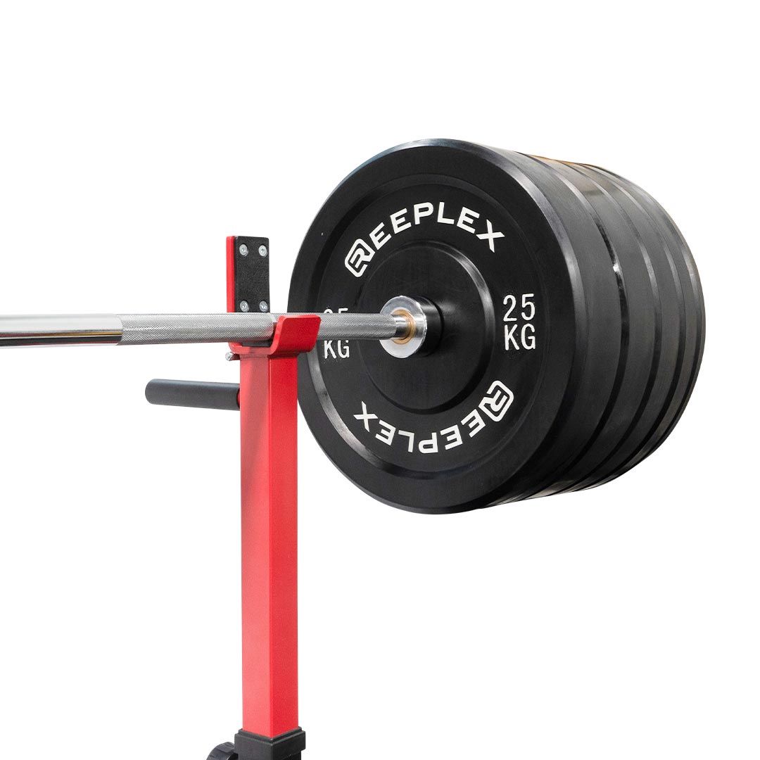 SR10 Squat Rack + 170kg Black Bumper Set