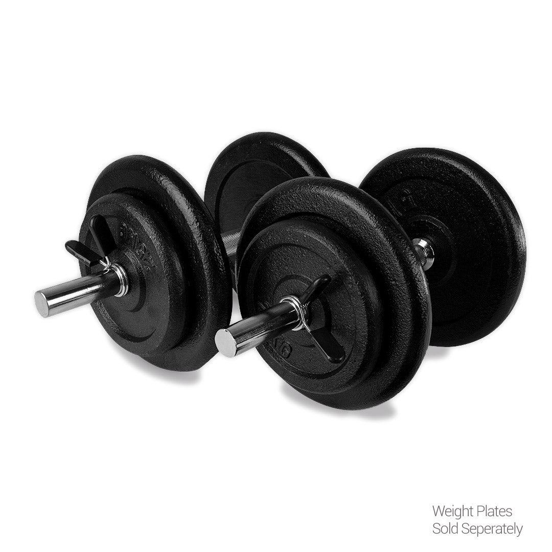 Standard 42cm Dumbbells Pair with Standard Quick Release Locks