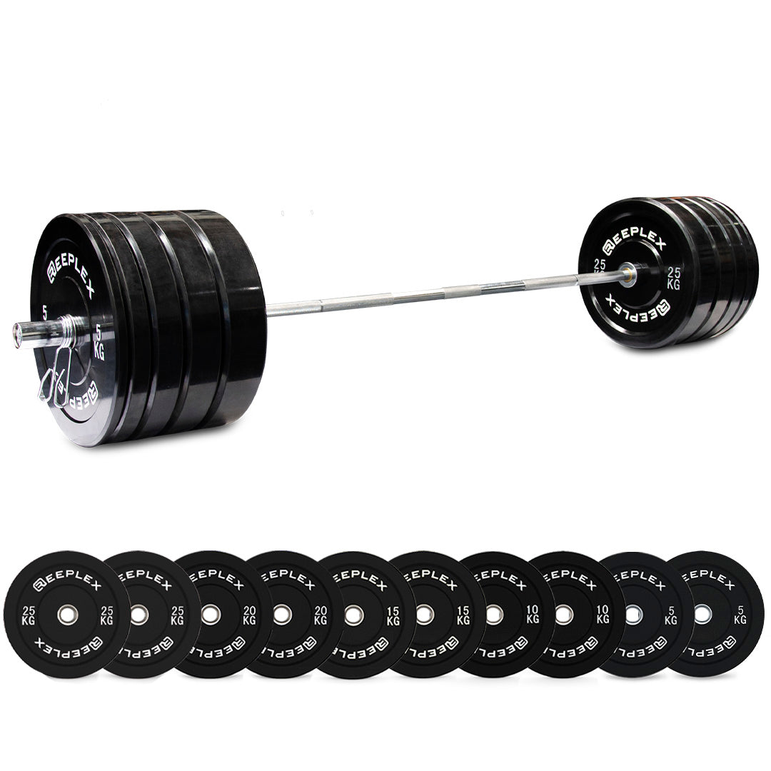 Barbell and Weight Plate Bundle Packages Dynamo Fitness