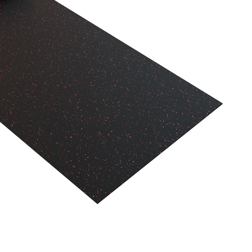 Reeplex Rubber Floor Roll 1m x 10m Red Fleck