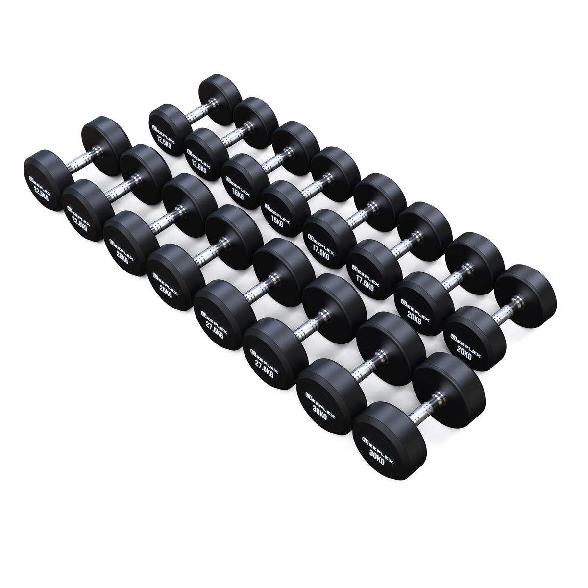 12.5kg - 30kg Round Head Dumbbell main angle