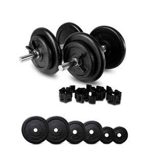 25kg Adjustable Dumbbell Set Dynamo Fitness Equipment