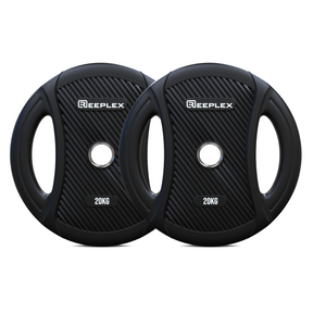 Reeplex 20kg PVC Olympic Weight Plate Pair