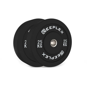 Reeplex 25kg Black Bumper Plate V2