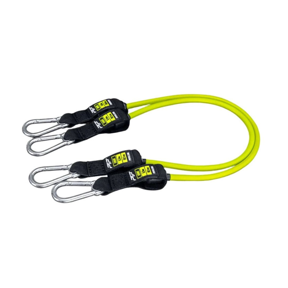 PTP Elite Mini PowerTubes in three resistance levels included with the PTP Resistance Platform System