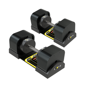 Adjustable Dumbbell Set 5.9kg - 45.4kg Pair MX100 EVO Knurled Premium Dumbbells