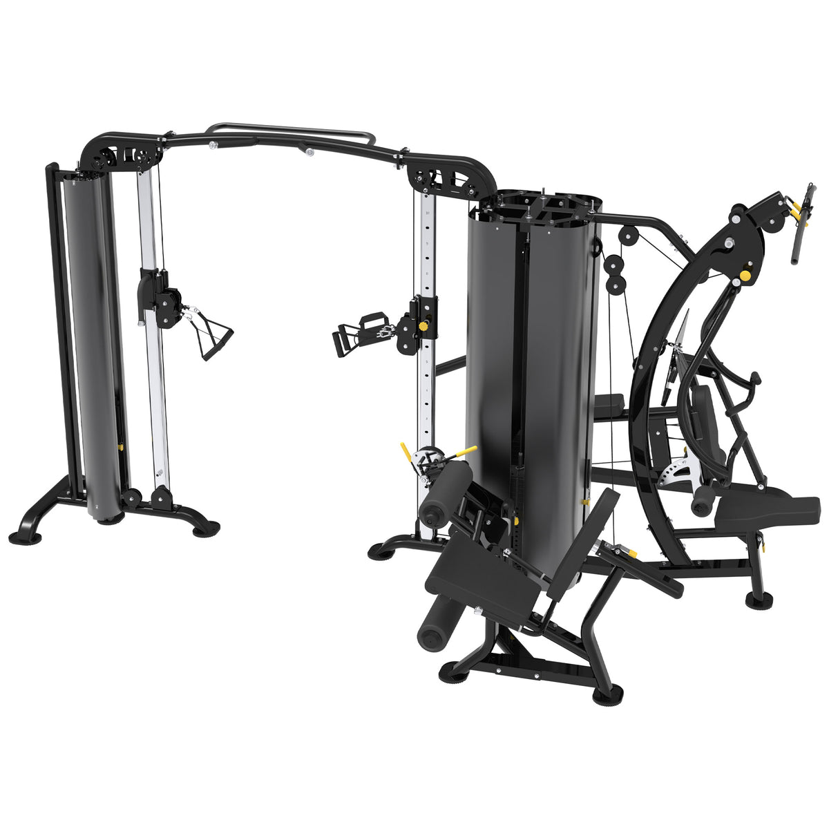 Reeplex Commercial 5 Station Multi-Gym with Leg Press