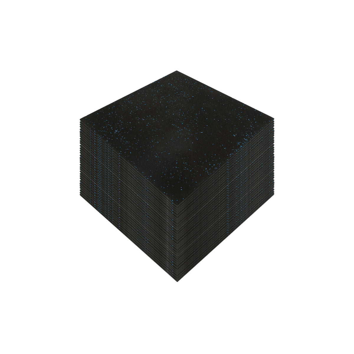 Blue Fleck Rubber Gym Flooring 50 Pack